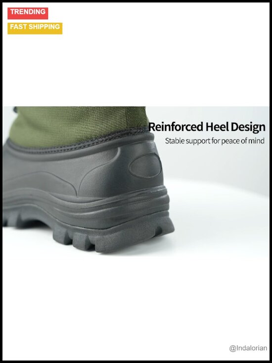 Waterproof Insulated Snow Boots with Graphene Self-Heating Insole Non Slip main image 5